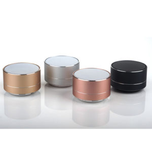 Hot Selling Metal FM LED Wireless Portable Mini bluetooth Speaker