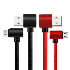 L Shaped Micro USB Charging   Cable