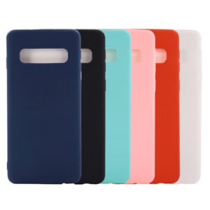Candy Color Matte TPU Back Phone Case for Samsung Galaxy S10 S10 Plus S10e