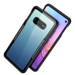 New Product Shockproof Phone Case Soft TPU Frame 9H Tempered Glass Back Cover For Samsung Galaxy S10