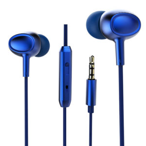 Fashion Colorful Portable Media Player Earbud   Sport Wired 3.5mm Earphone with Mic