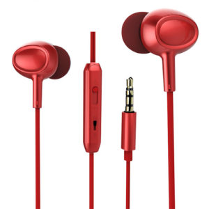 Fashion Colorful Portable Media Player Earbud   Sport Wired 3.5mm Earphone with Mic