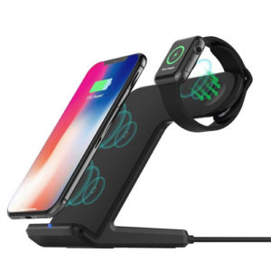Hot Selling  wireless fast charger for both Smartphone and Smart watch
