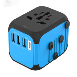Global plug connector multi-function universal conversion socket 4USB TYPE-C conversion plug