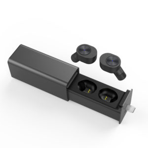 TWS earbuds with charging box