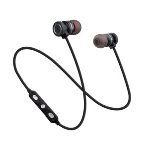 Ear wireless sports Bluetooth headset 5.0 dual earbuds stereo hanging neck magnetic headphones