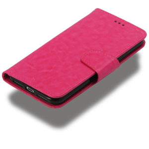 simple good quality pu leather stand flip cover phone case