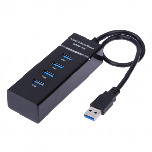 4 Ports USB3.0 HUB Splitter with Transfer Rate UP to 5Gbps f