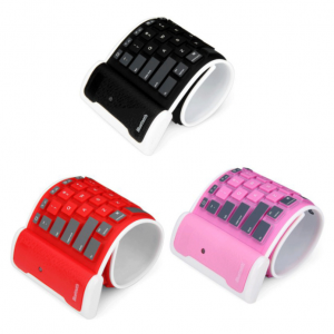 Mobile phone iPad tablet IOS Android universal Wireless Bluetooth keyboard waterproof flexible silicone keyboard