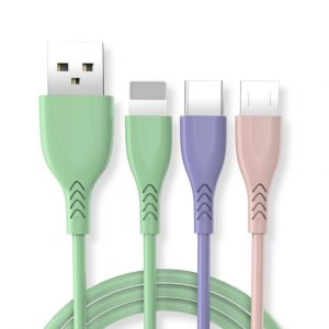 Liquid silica gel data line