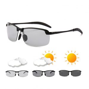Smart color-changing night vision goggles for polarized sunglasses