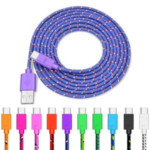 Type-c nylon woven data cable