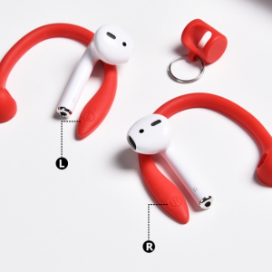 Apple bluetooth earphone silicone anti-drop case portable anti-loss rope