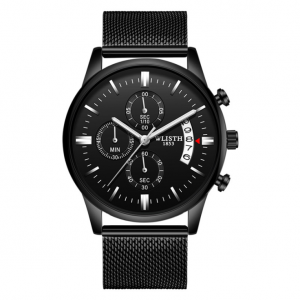 2020 new douyin style hot style fashion glow-out waterproof steel belt men’s quartz watch student watch