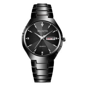 Tungsten steel quartz watch small dial male and female students expression table