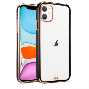 Suitable for the new iPhone12 case plating straight edge two colors