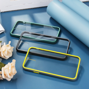 Suitable for iPhone12 mobile phone case transparent anti – fall frosted case