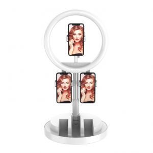 Mobile phone live supplementary light Beautify ring light 3 stand folding telescopic portable desktop stand