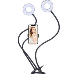 Beauty live broadcast lighting bracket anchor Lazy mobile phone bracket two in one