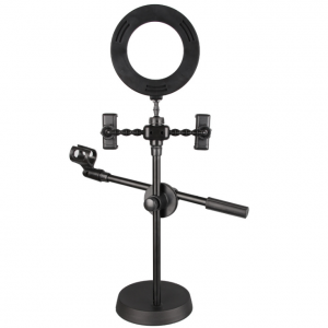 Disc anchor live broadcast 16 fill light lamp desktop lazy mobile phone stand
