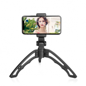 Portable handheld lazy Live desktop Folding universal light fill lamp cell phone stand