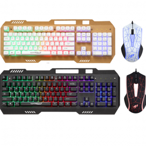 Metal mechanical touch keyboard and mouse set