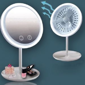 Fan dressing mirror LED dressing mirror
