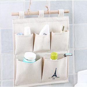 Zakka Vintage Wall Hanging Storage Bag Organizer Toys Contai