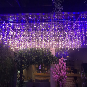 Led lights flash lights string lights sky star outdoor waterfall lights