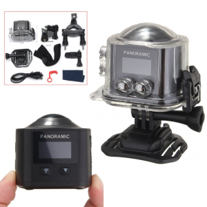 360 Degree Panoramic Camera 3D VR Action Sports Cam Wifi 16M