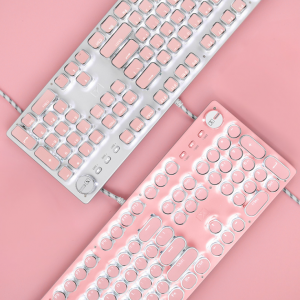 Mechanical keyboard green axis cool version of a real mechanical keyboard