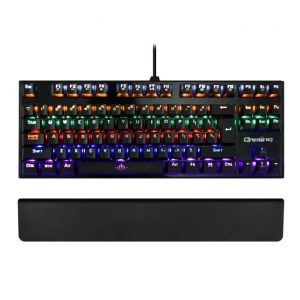 Mechanical keyboard green axis cool version of a real mechanical keyboard