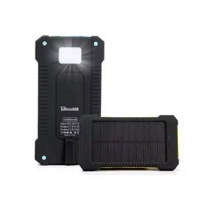 8000mAh portable power supply that can be charged by solar energy