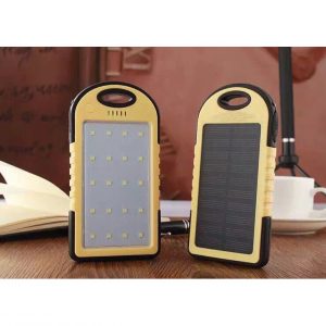 4000mAh portable power supply that can be charged by solar energy