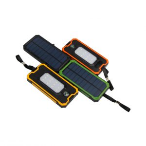 12000mAh portable power supply that can be charged by solar energy