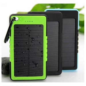 6000mAh portable power supply that can be charged by solar energy