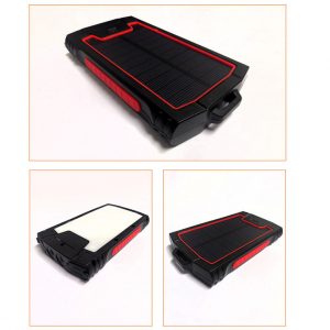 20000mAh portable power supply that can be charged by solar energy