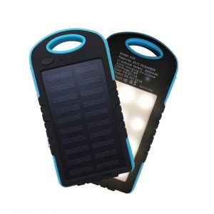 8000mAh portable power supply that can be charged by solar energy