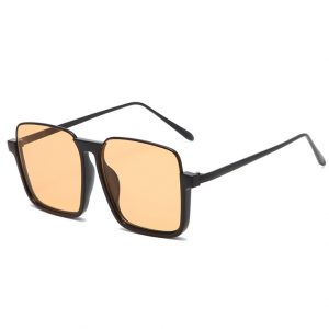 Retro lower half frame glasses fashion fashionista net red with sunglasses of the same style