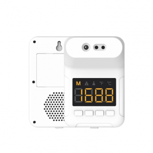 Non – contact electronic wall – mounted thermometer with infrared forehead thermometer