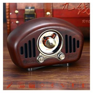 Wooden Bluetooth radio
