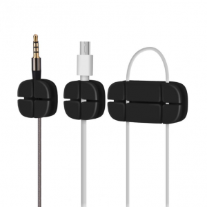 3Pcs/Set Magnetic Cable Holder Organizer Winder Desktop Wire