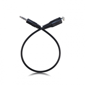 3.5mm audio cable male to female with locking nut audio cable