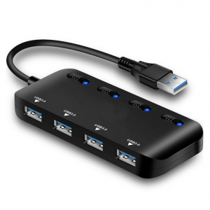 High-speed ultra-thin USB3.0 4-port Hub drag four USB3.0 hub