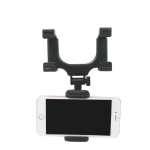 Rearview mirror mobile phone stand