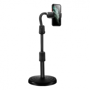 Universal multi-function stand for mobile phone desktop with live broadcast and supplementary light