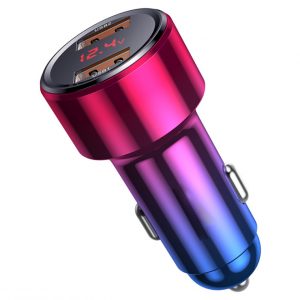 QC one tow two USB car charger PD car charger