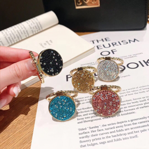 Flash powder rhinestone ring holder