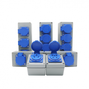 Fire socket box five hole three hole waterproof explosion-proof industrial socket