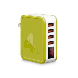 Smart multi-port charger 5v3.6a digital display phone charging head